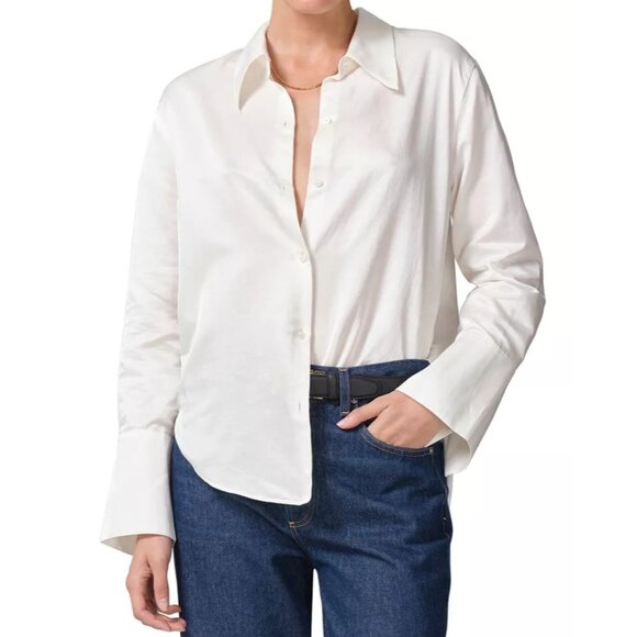 Citizens of Humanity Size Small Camilia Shirt Cassia - Picture 1 of 10